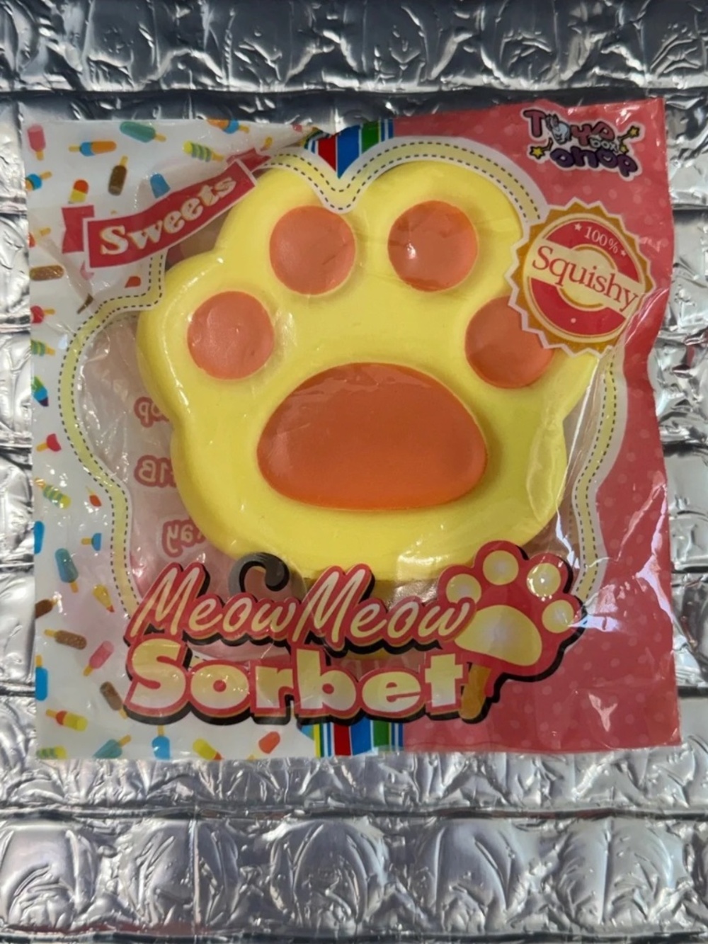 ToysBoxShop Paw Push Pop Sorbet Icecream Fidget Toy